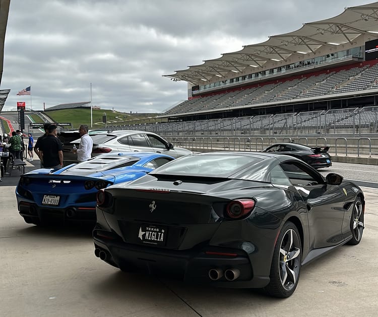 Portofino M on Track – COTA